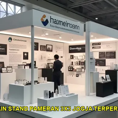 desain stand pameran 3x3 jogja terpercaya